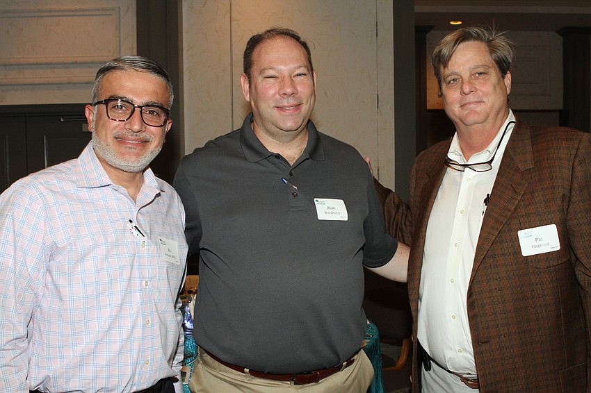 Dr. Ali Rawi, Alan Brockhurst and Pat Fitzgerald