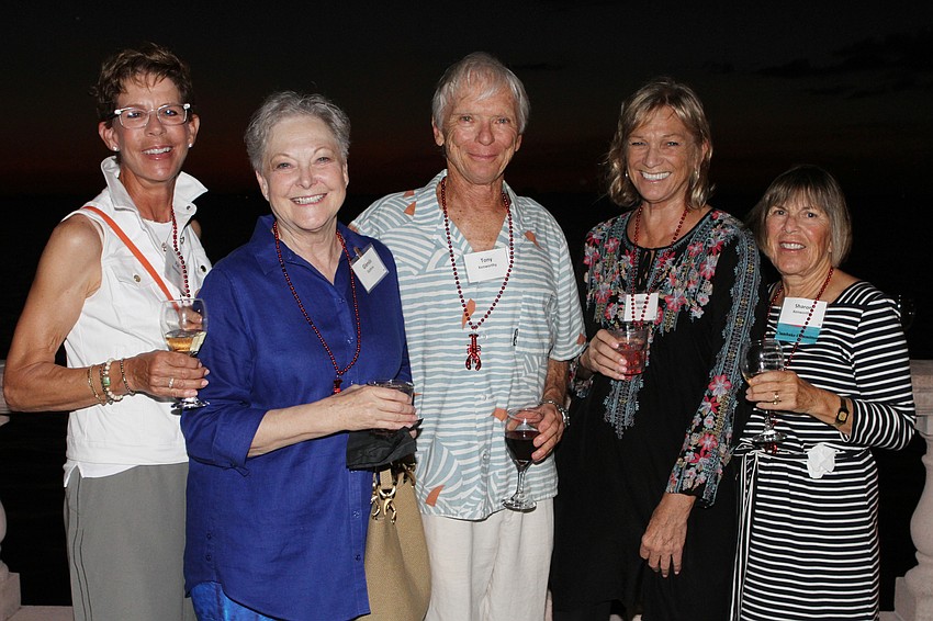 Pat Goldwater, Glenda Guthrie, Tony Menworthy, Monica Neligon and Sharon Kenworthy