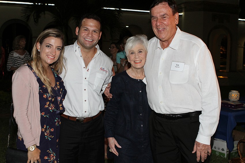 Victoria and Erik Arroyo with Carol and Dick Angelotti