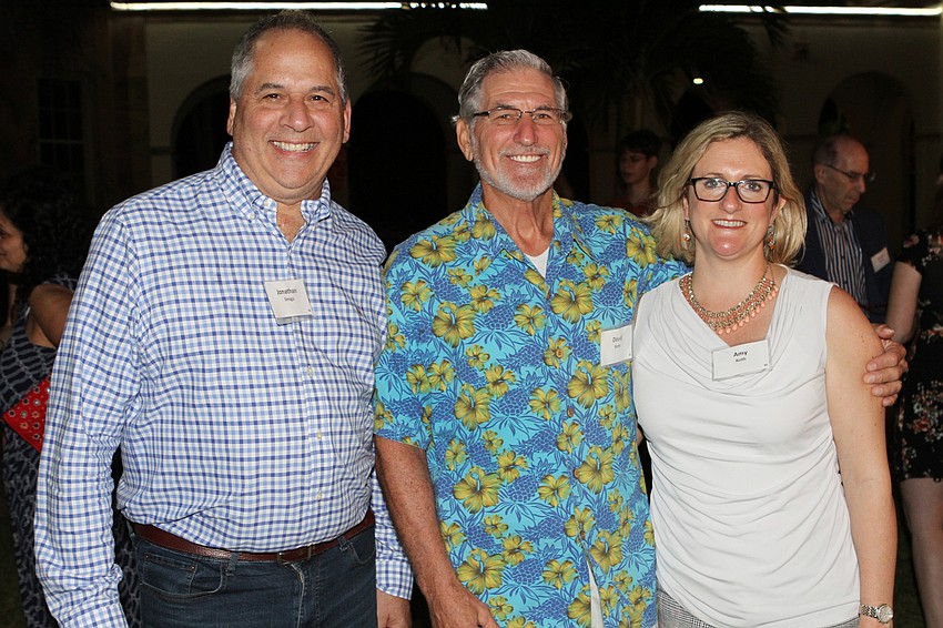 Jonathan Smiga with David and Dr. Amy Roth