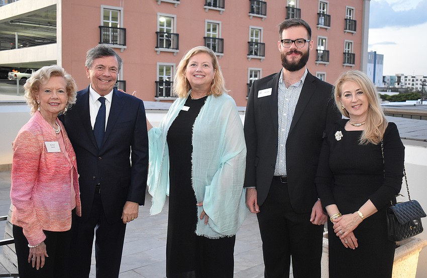 Barbara Staton, Gerard Schwarz, Susan Brennan, Tyler Kline and Jody Schwarz