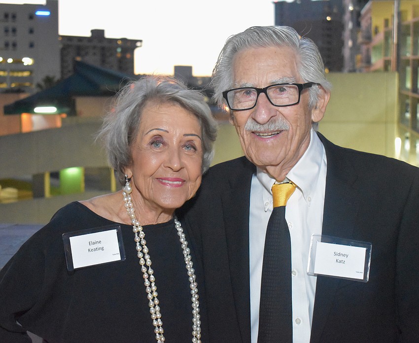 Elaine Keating and Sidney Katz