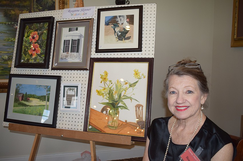 Roxanne Skinnee's artwork comes from what she has seen in New England, South Africa and other places.