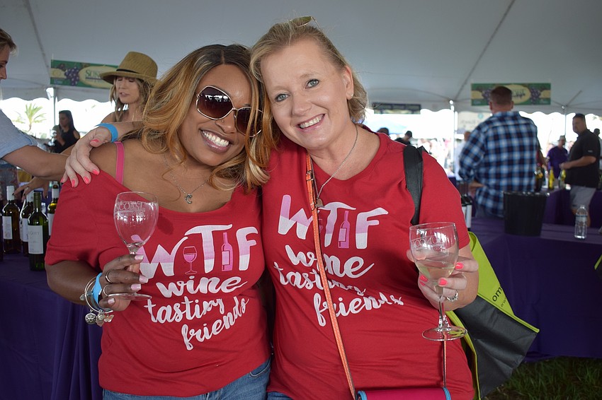 Fort Lauderdale resident Camille Bowens travels to Lakewood Ranch each year to go to the Food and Wine Fest with her best friend Sherry Bauer, of Lakewood Ranch.