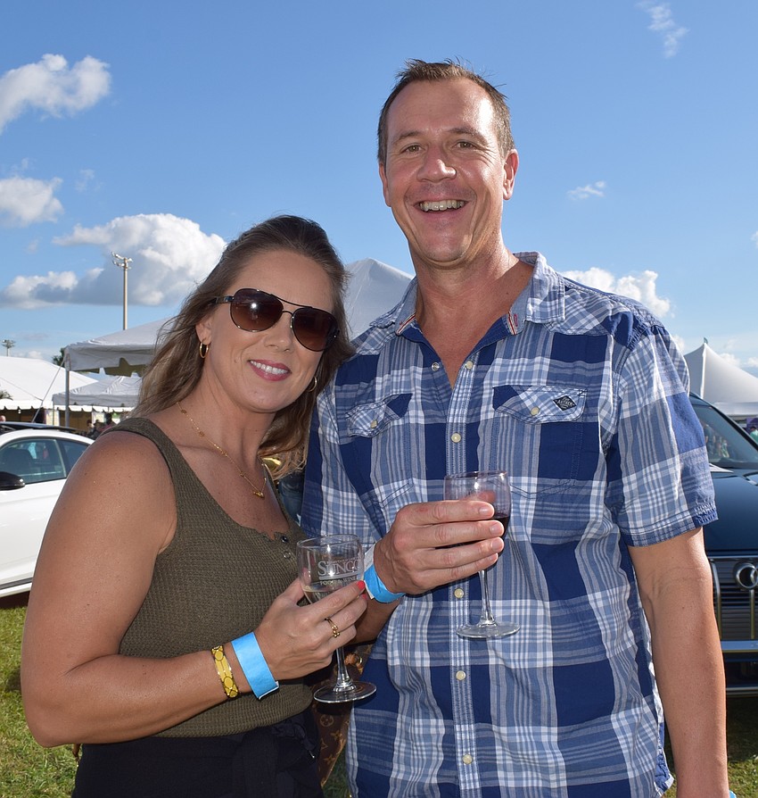 Lakewood Ranch's Erin and Tim Francis come to the Suncoast Food and Wine Fest for the fourth time. 