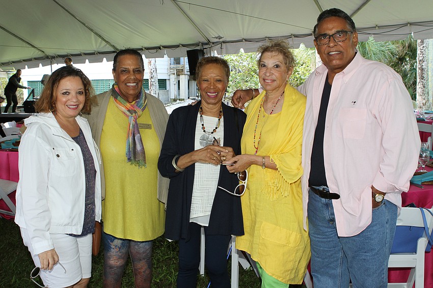 Irene Oakley Johnson, Michele Redwine, Sophia LaRusso, Nancy Boxill-Thompson and Dennis Thompson