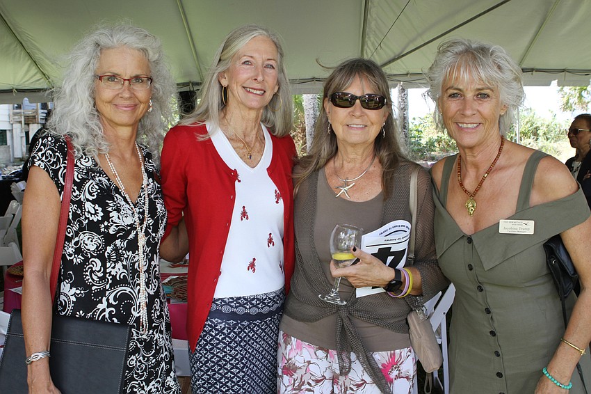 Sara Krusenstjerna, Peggy Hunt, Linda Gribble and Jacobina Trump