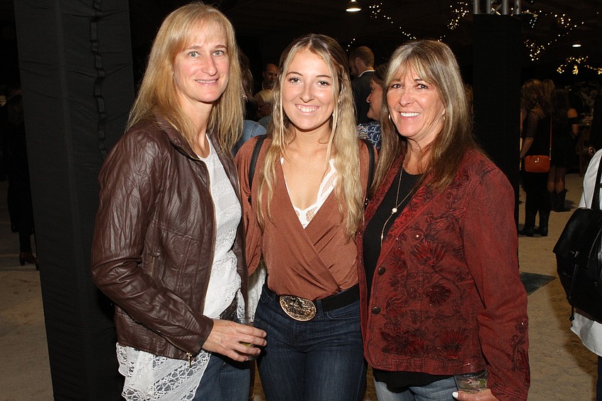 Susan Basquez with Ashley and Tammi Miller