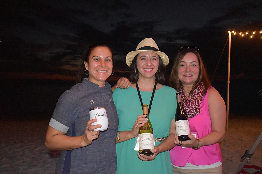 Cambria Winery vendors Tracey Cenary, Michelle Maclean and Lynn Glynn.