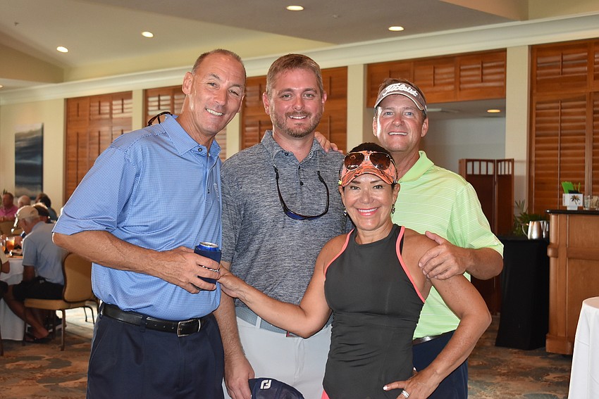 Gold Sponsor SecurAll Agency members Bobby McEnroe, Brian Johnson, Bob Rutland and Sandy Smith.