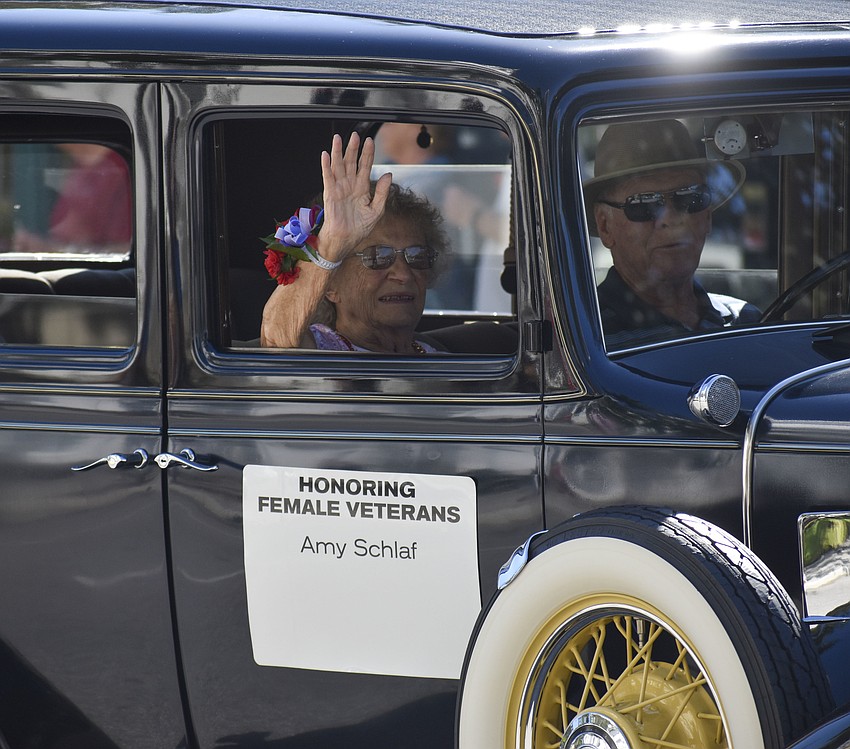 Amy Schlaf is a World War II veteran.