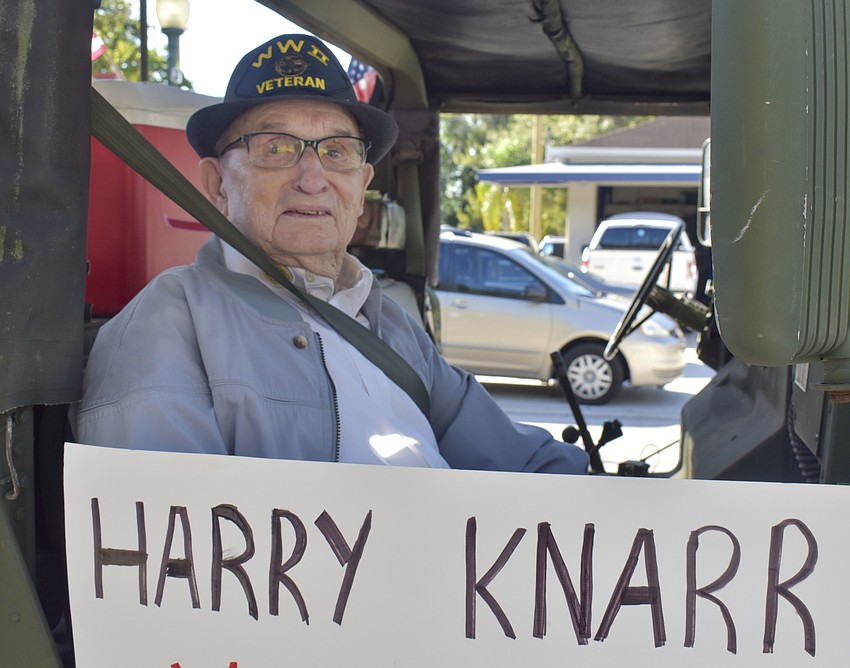Harry Knarr is a World War II veteran.