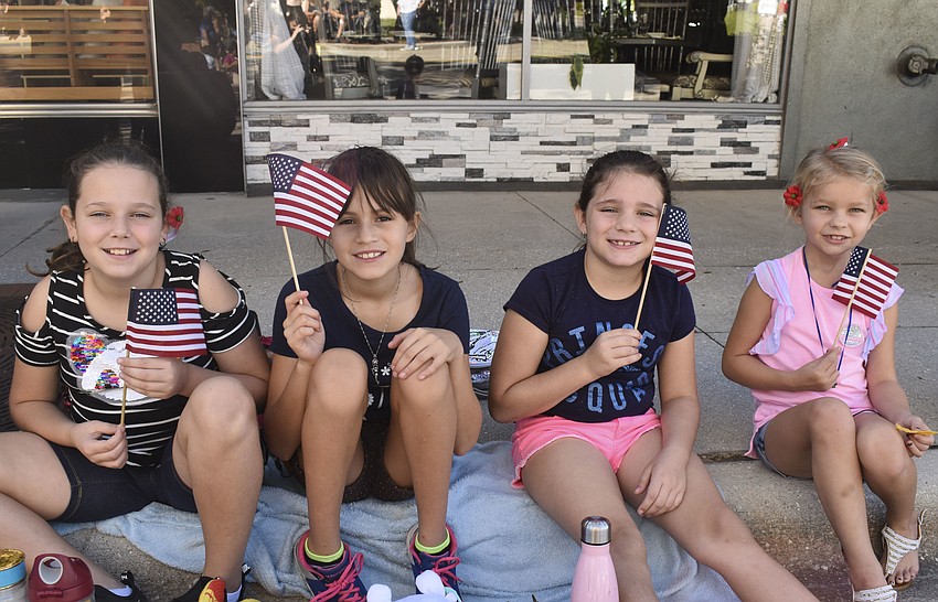 Lily Gilber, 10, Indy Rodriguez, 10, Grace Gilbert, 8, and Jazzi Goodson, 6