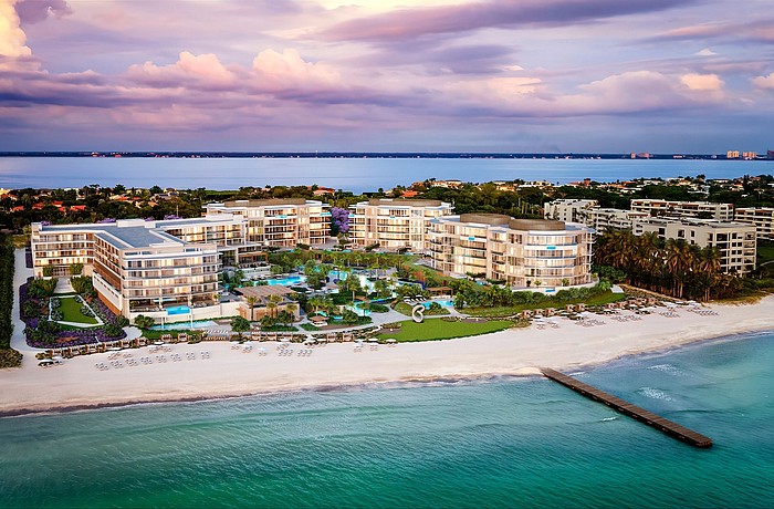 Unicorp National Development&#39;s rendering of what the St. Regis Hotel and Residences is designed to look like.