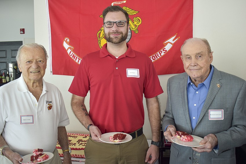 Ralph Franklin, Zach Wiegele and Major General Jarvis Lynch