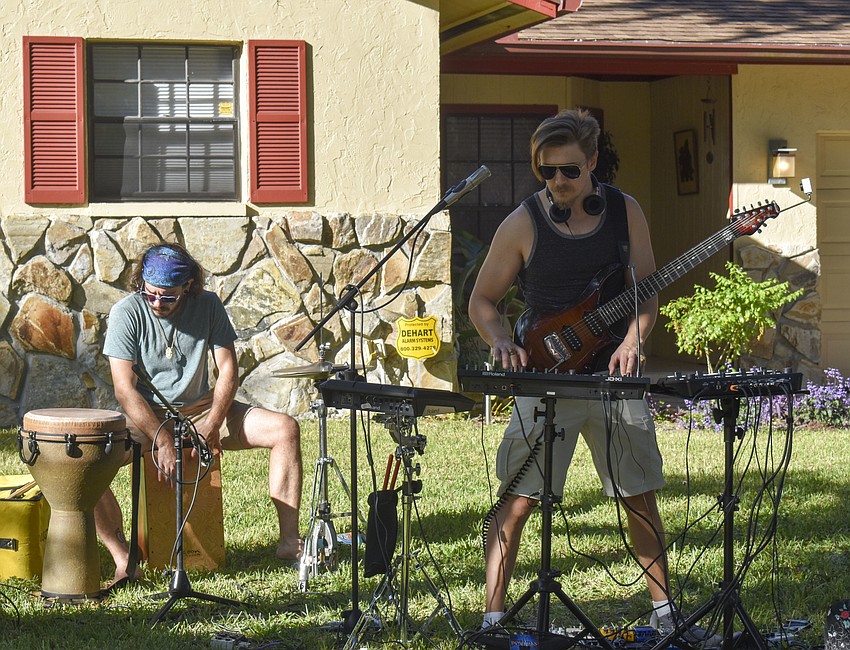 Dovydas and Friends play during their 2 p.m. set.