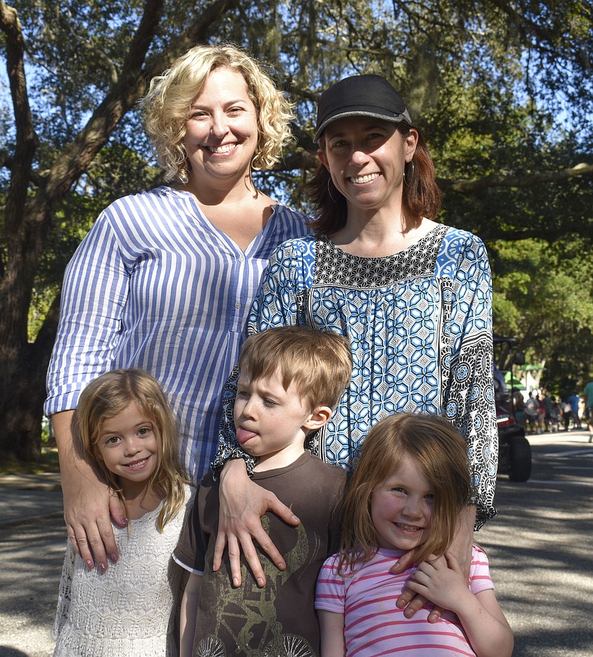 Adria Kayser, Emma Kayser, Liam Morgan, Nan Morgan and Emma Morgan