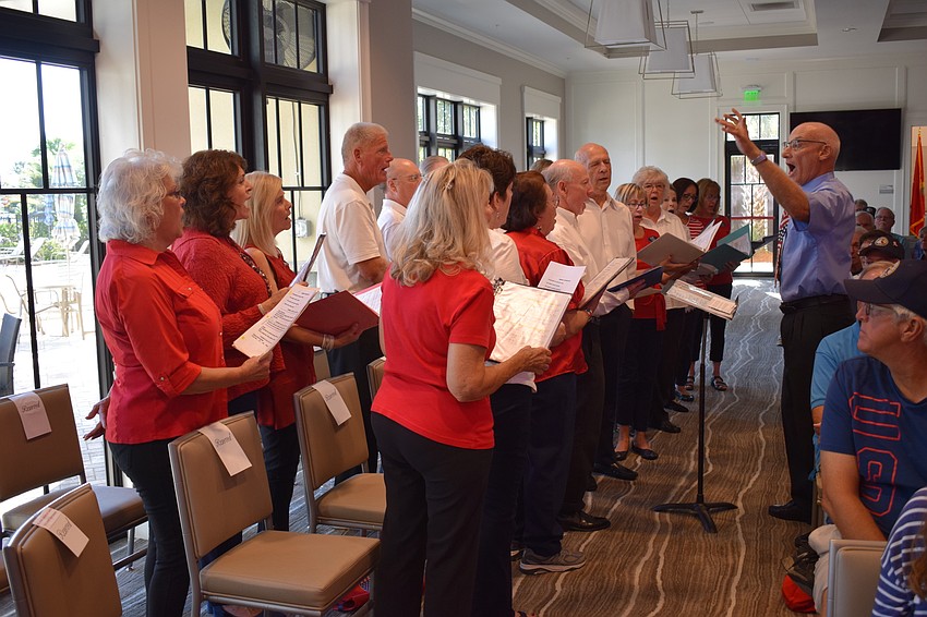 Angelo Truglio leads the Let's Sing choir of Del Webb.