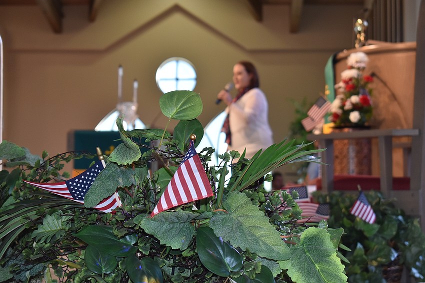 Rebecca Stracener during her solo of 