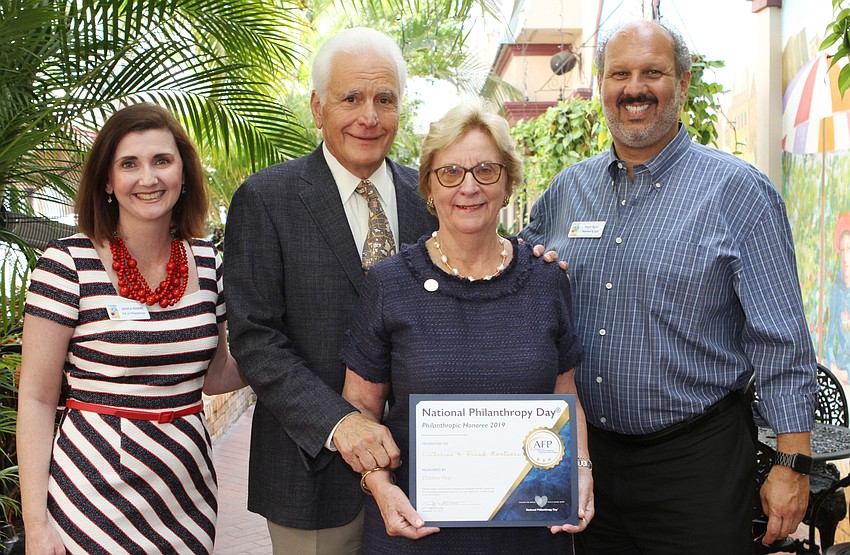 Jessica Rogers, Frank and Katherine Martucci and Philip Tavill