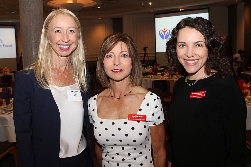 Wendy Cox, chairwoman Kim Macaulay and Executive Director Svetlana Kaminsky