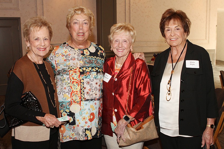 Barb Kiefer Mary Jo Spinoza, Carol Westwood and Marie Watts