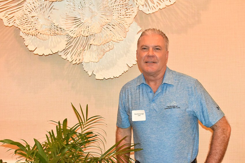 New managing director of the club Rick Konsavage.