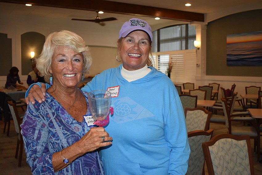 Connie Haubert and Pam Blevins.