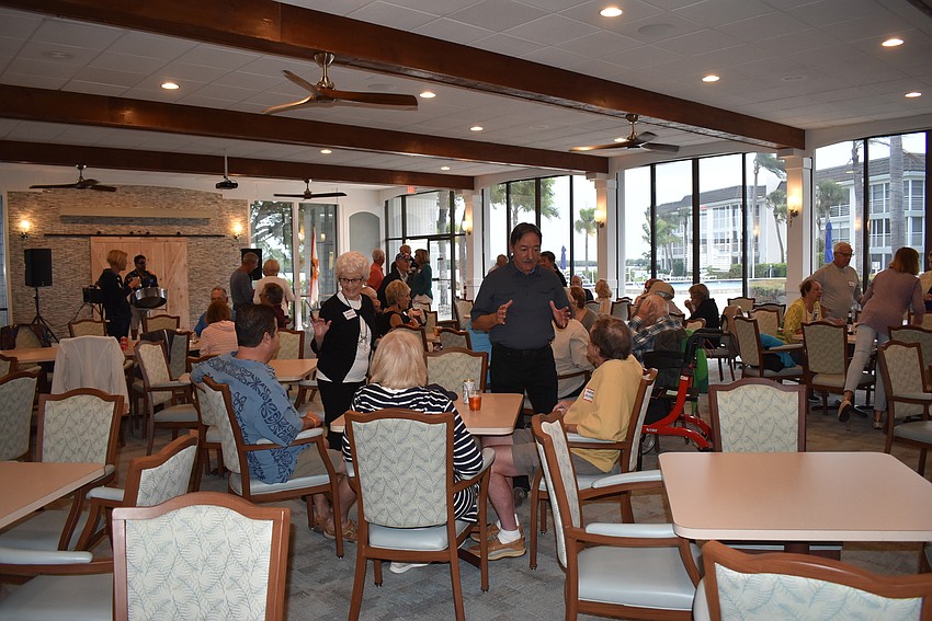 The turnout increased over the event's runtime.