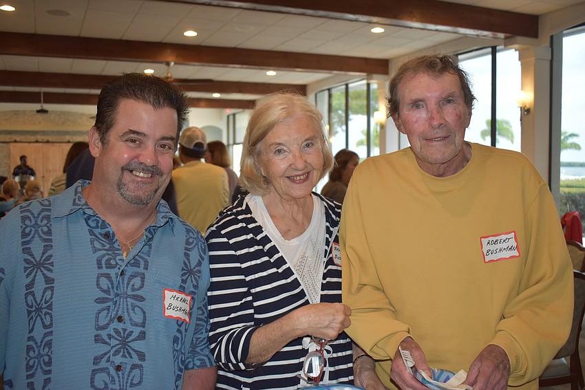 Michael, Barbara and Robert Bushman.