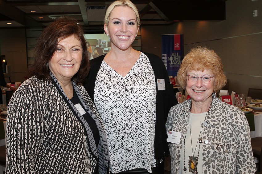 Marjorie Broughton,  Nikki Taylor and Barbara Sander