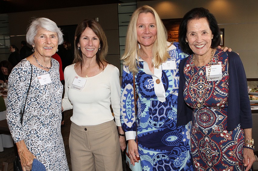 Susan Galvin and Joan Lange with Ann and Frances Pope