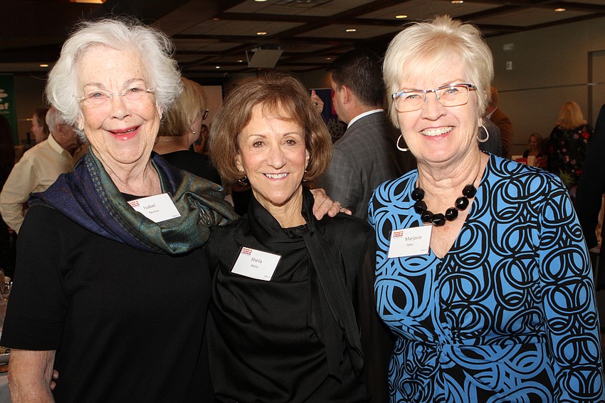 Isabel Norton, Sheila Weiss and Marjorie Peter