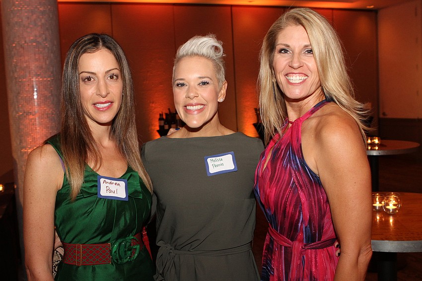 Co-chairwoman Andrea Paul, Melissa Perrin and co-chairwoman Melissa Tomasso