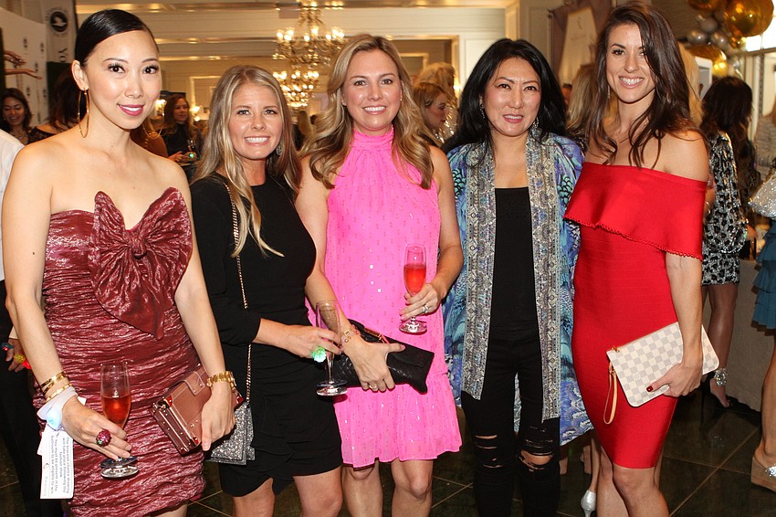 Linda Doane, Katie and Molly Biter, Susana Ramlie and Liz Lowe