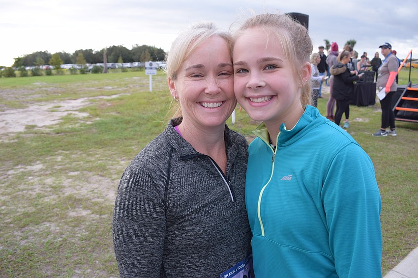 Sarasota's Jude and Ava Brown are a mother-daughter team who often run together.