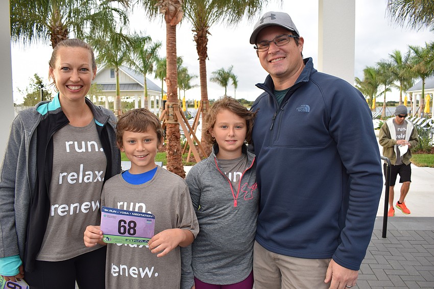 Ali, Christian, Mia and Chris Pereira said they love to do family activities together, although Ali said she did twist her children's arms just a bit.