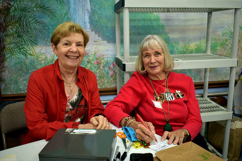 Church members met every Thursday to make items for the bazaar.