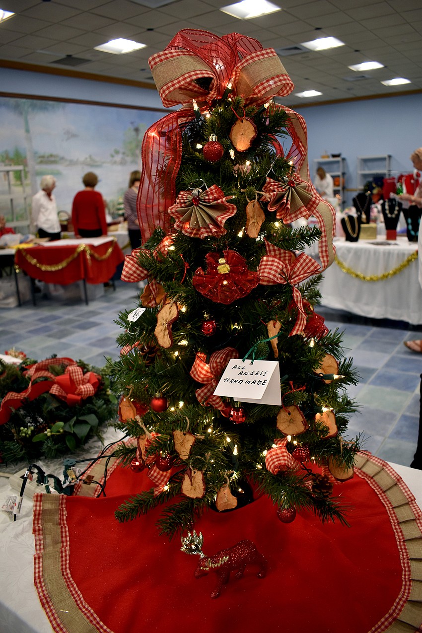 Residents could purchase small, medium and full sized decorated Christmas trees.