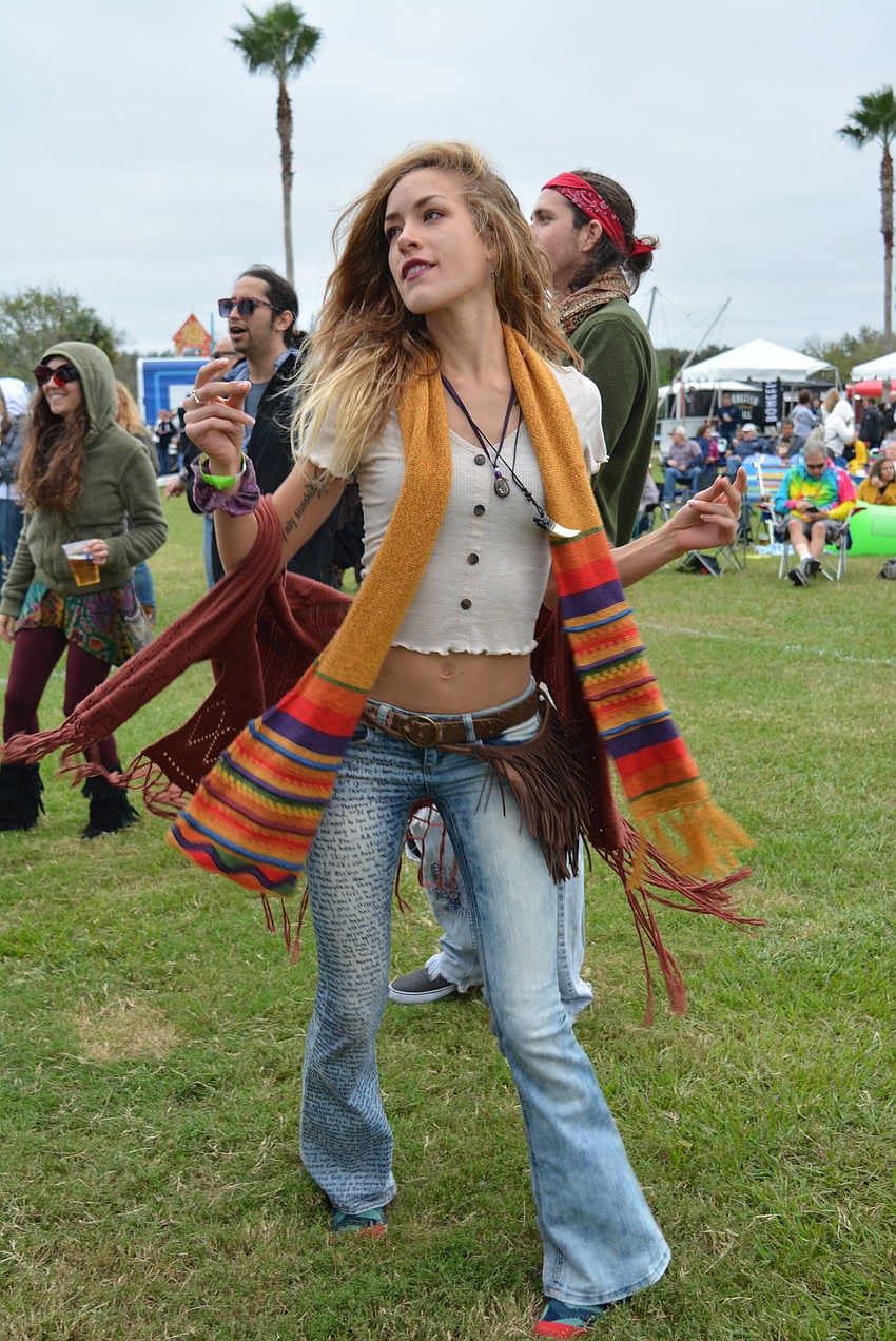 Sarasota's Bri Anderson dances to songs by R.J. Howson & Friends.