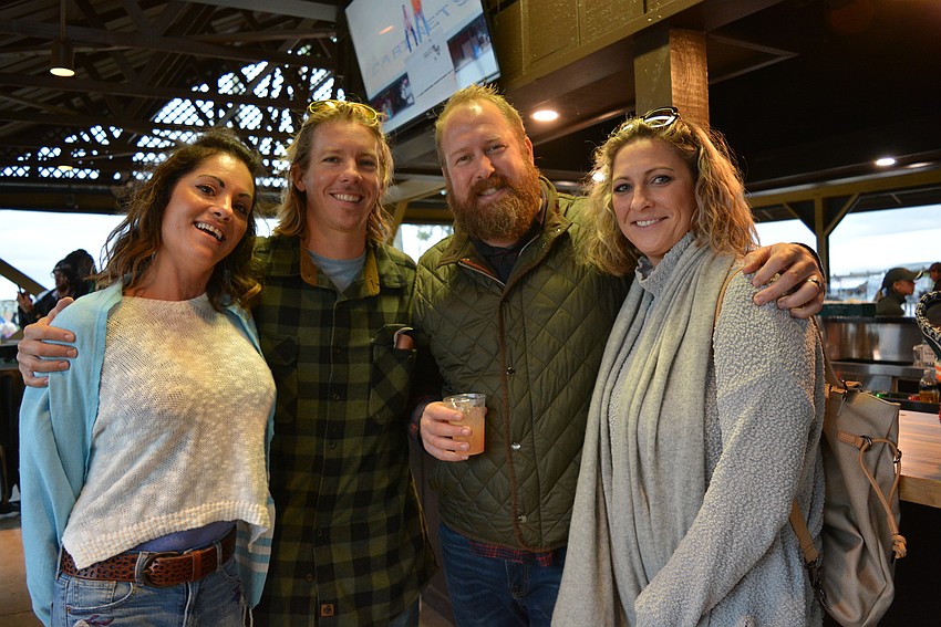 Anna Maria Island's Natalia Petroff and Nick Graham join Bradenton's Rodney and Rebecca Rich at the festival.