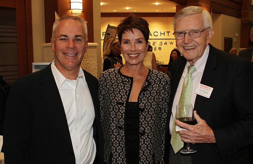 Jay and Holly Logan with Peter Fanning