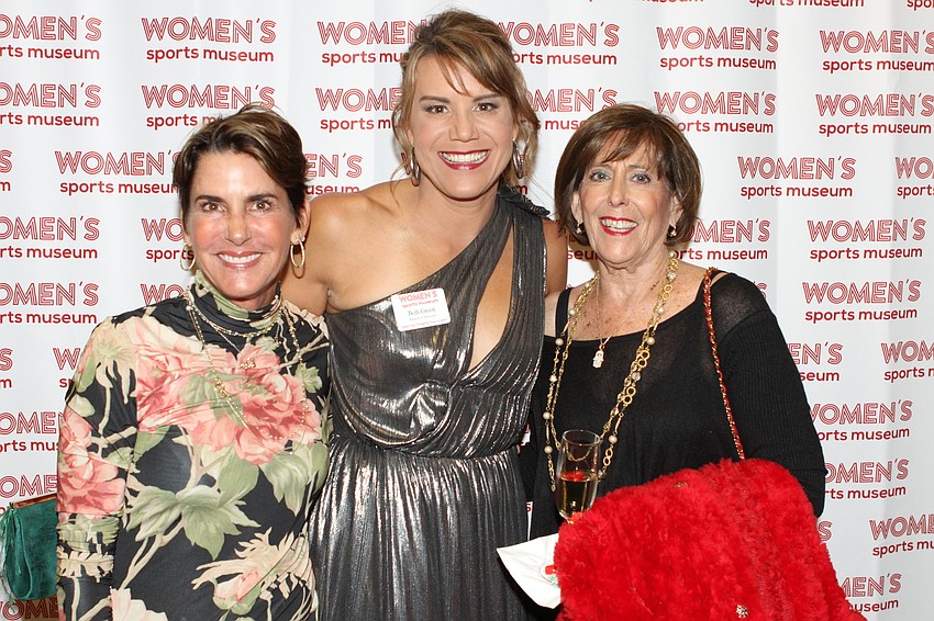 Audrey Robbins, Board President Beth Green and Betty Rosenthal