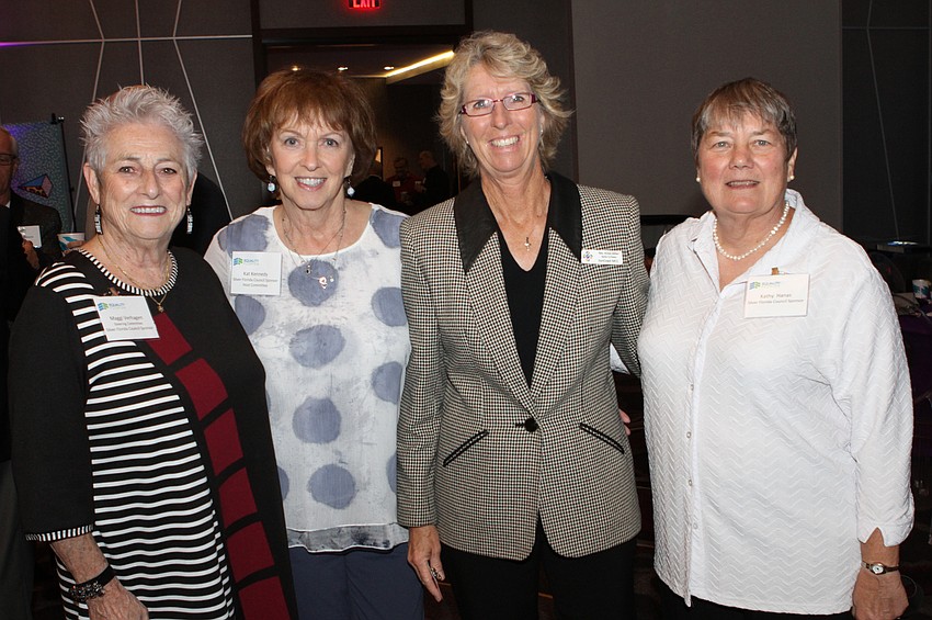 Dr. Maggi Verhagen, Kathi Kennedy, Rev. Vickie Miller and Kathy Hanas