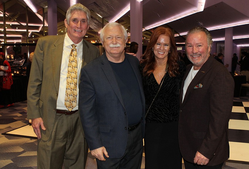 Jon Thaxton and Jim Shirley with Terri and Michael Klauber