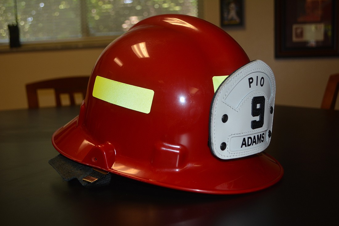 The Longboat Key fire department is switching to this Phenix model in December. It is less traditional than the department&#39;s current helmets but is also lighter and allows for more mobility.