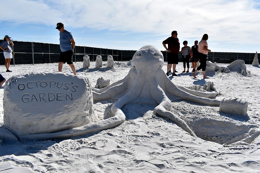 An amateur artist drew inspiration from the sea.