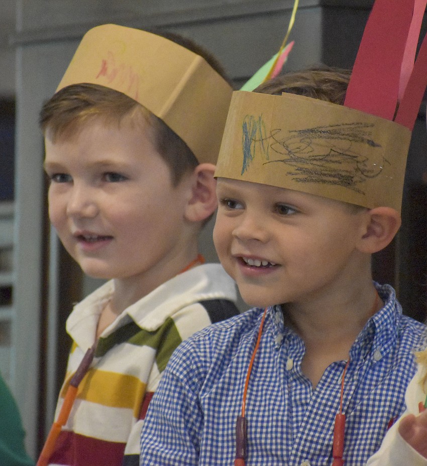 Cade Toale and Knox Dooley perform during the pageant.