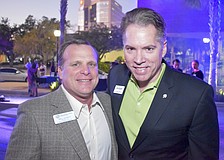 Bill Saldo, president and CEO of the Boys & Girls Clubs of Sarasota, and Neil McCurry, president and CEO of Sabal Palm Bank.