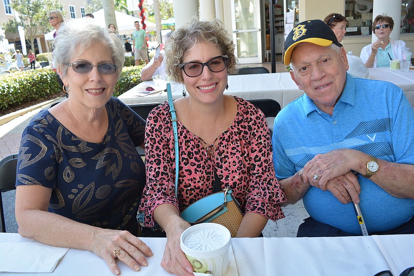 East County's Gwen, Jeanine and Joe Certo all tried different soups. They came together last year, as well.